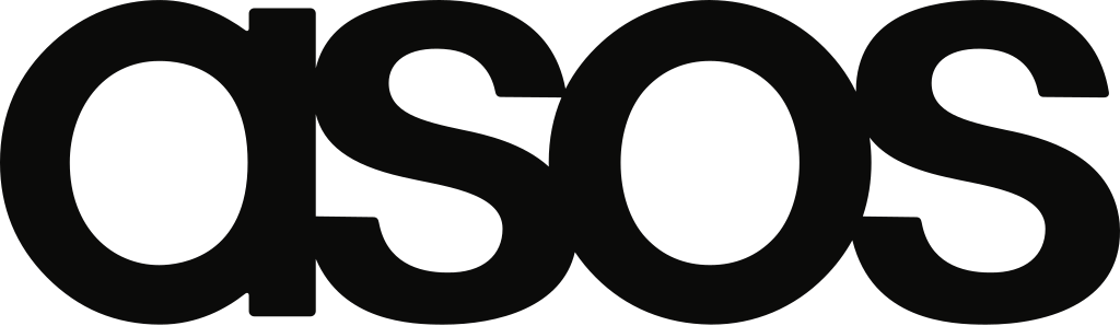 ASOS logo in black.