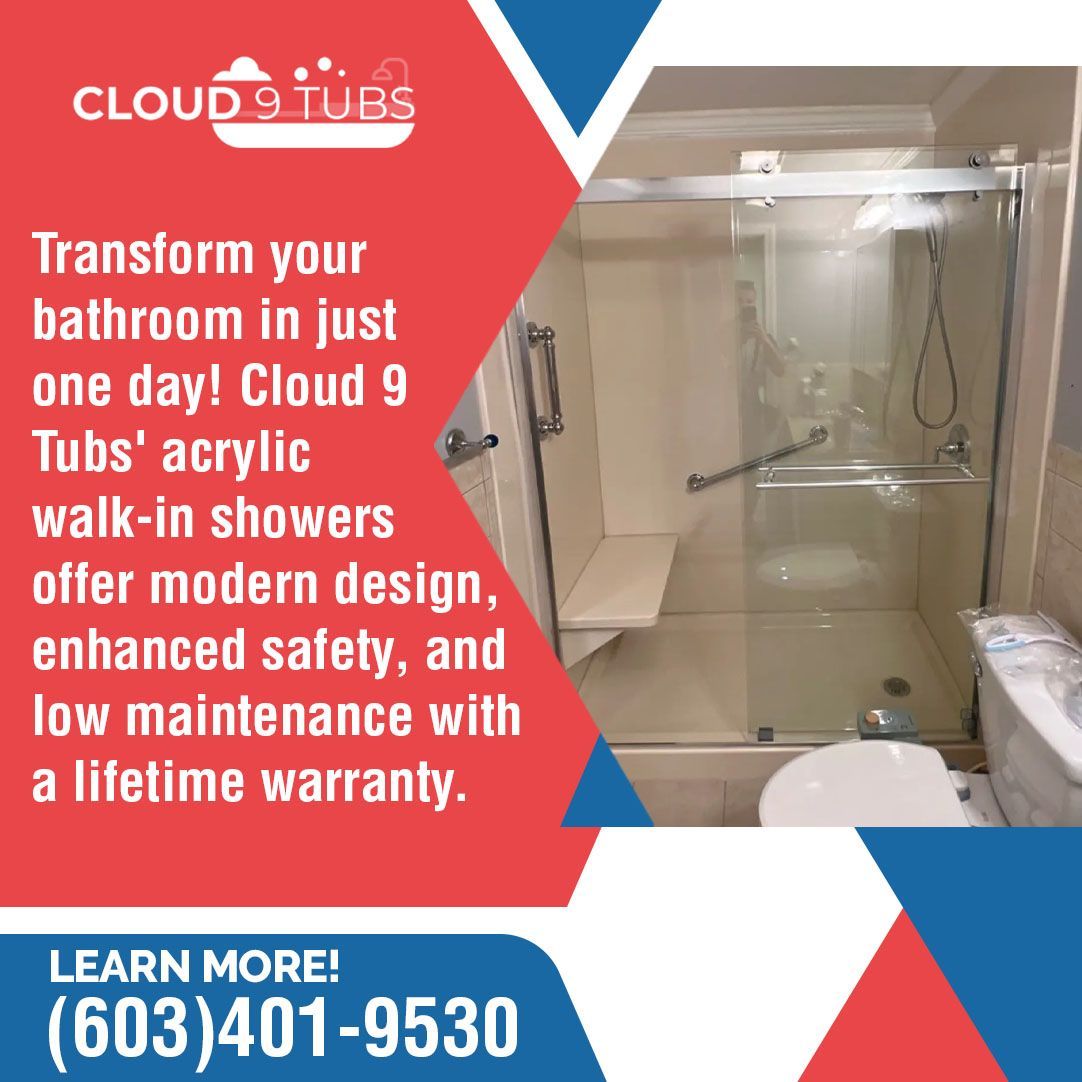 walk-in shower installations in Laconia, NH