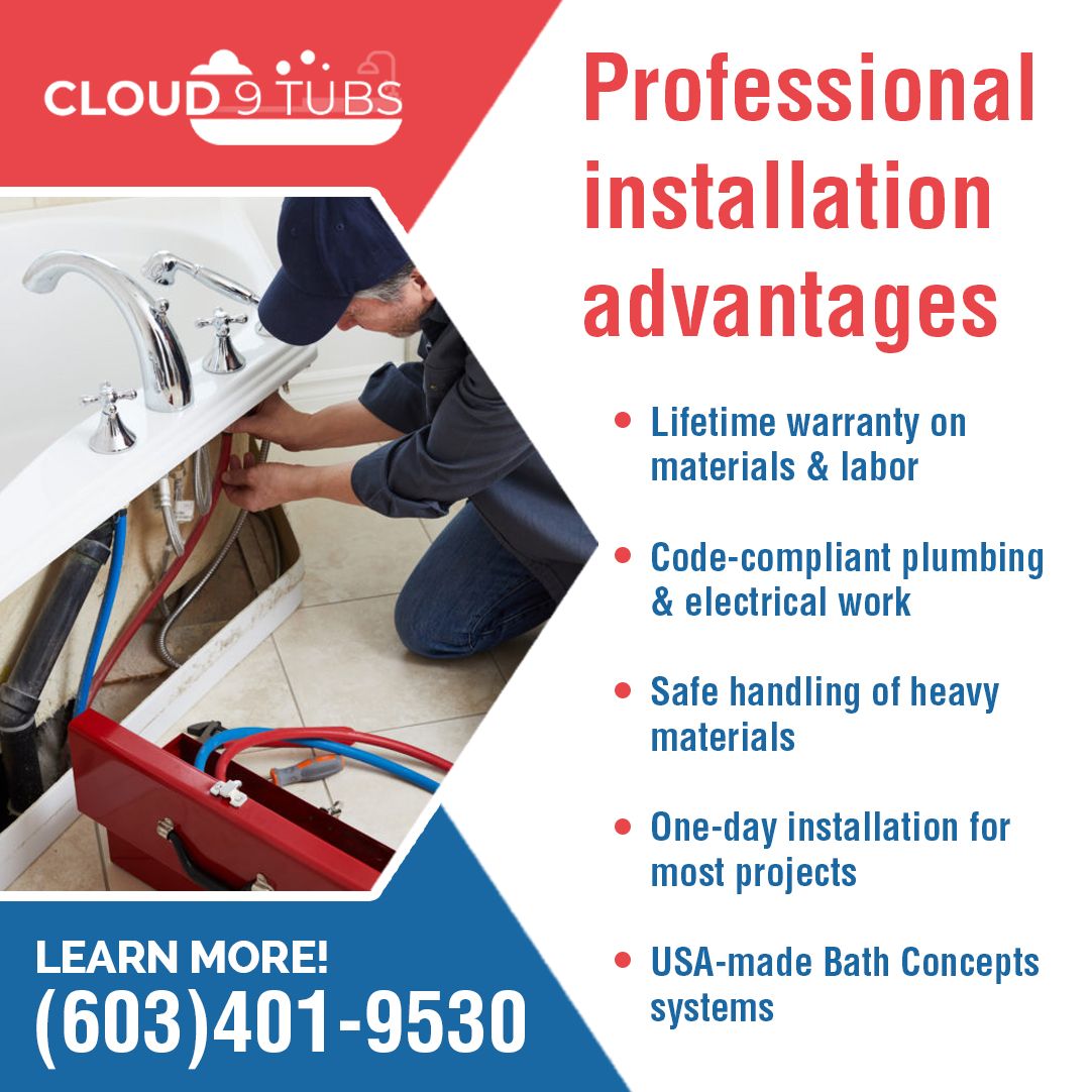 bathtub installation company near Laconia, NH
