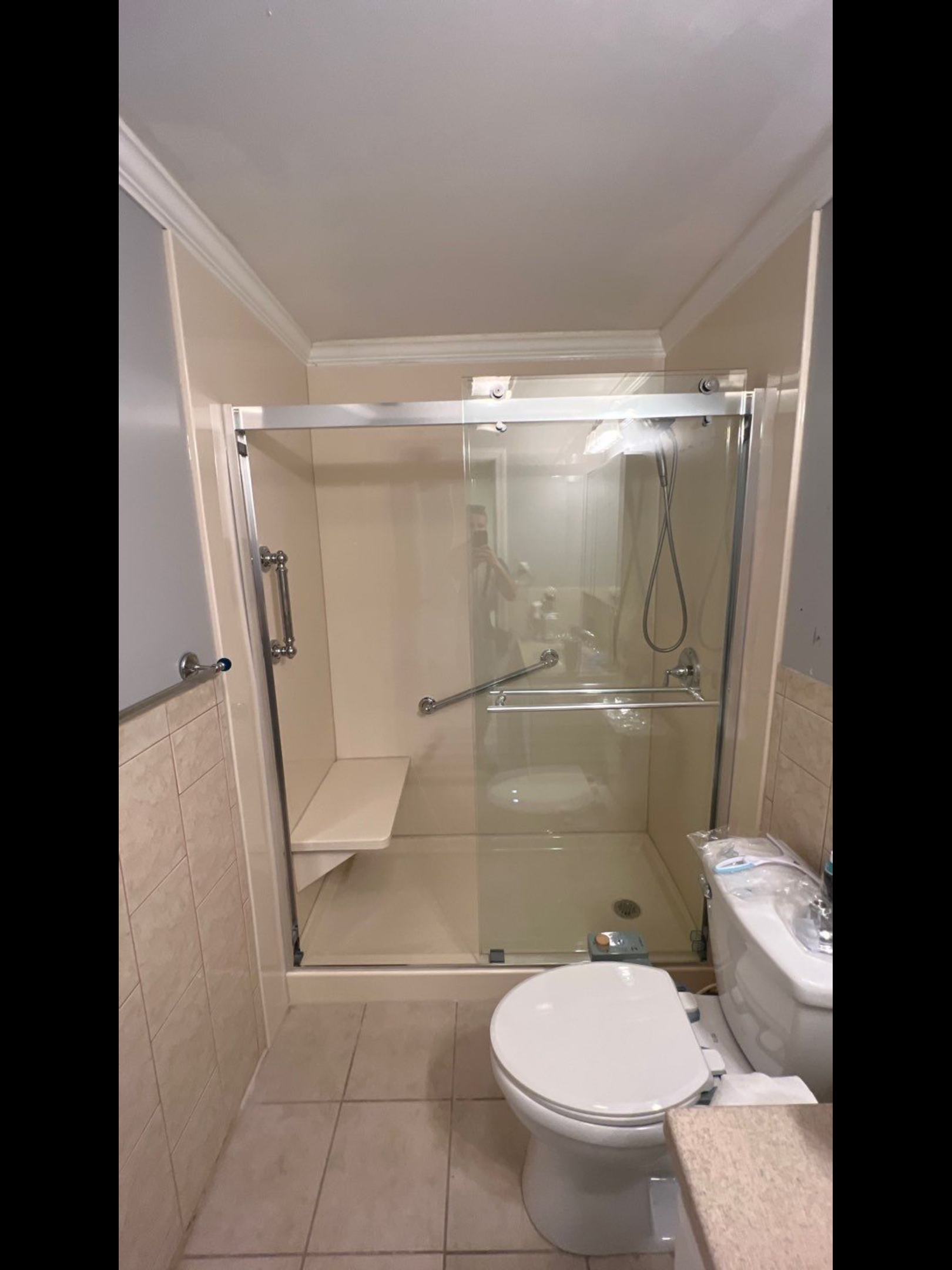 covert tub to shower