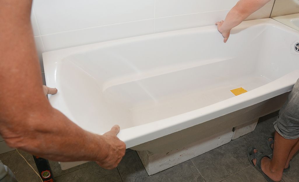 Removing a bathtub in Dover NH