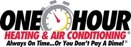 One Hour Heating And Air Conditioning Logo