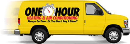 One Hour Heating And Air Conditioning Truck