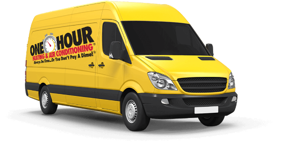One Hour Heating And Air Conditioning Truck