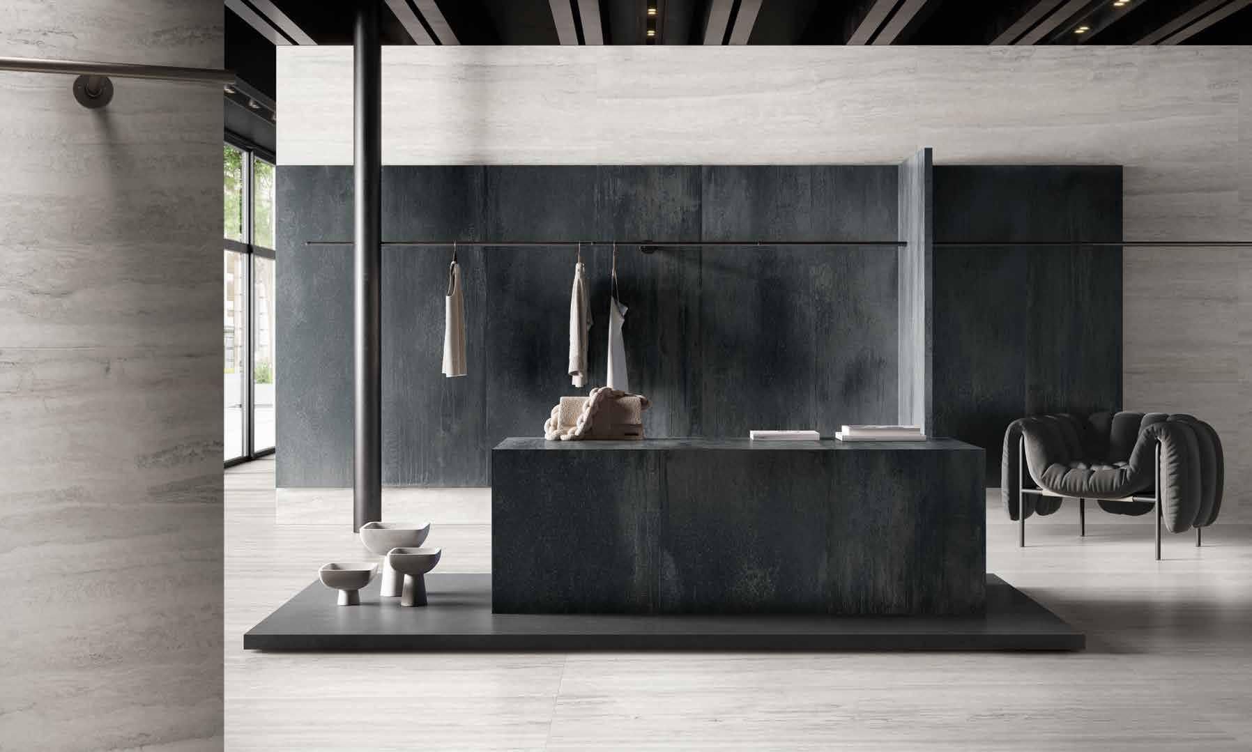 campioni di pavimenti colorati in ceramica