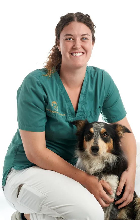 Mathilde Bach Petersen og hund 