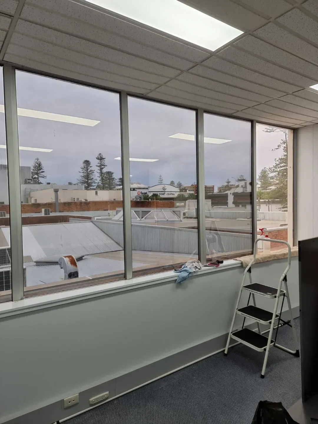 Office Interior With Large Windows — Awesome Window Tint In Wauchope, NSW