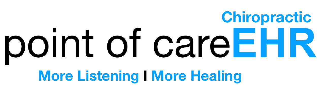 Point of Care Chiropractic EHR software