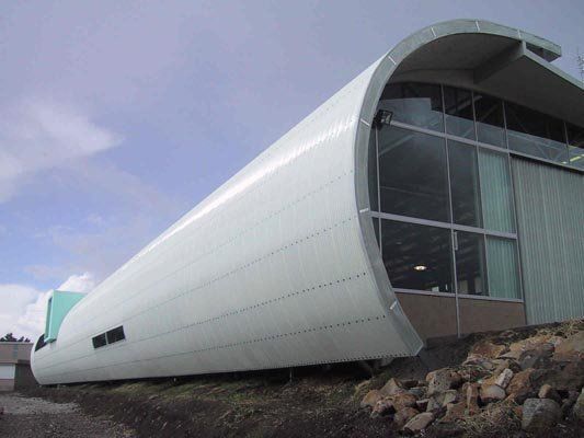 modern steel building