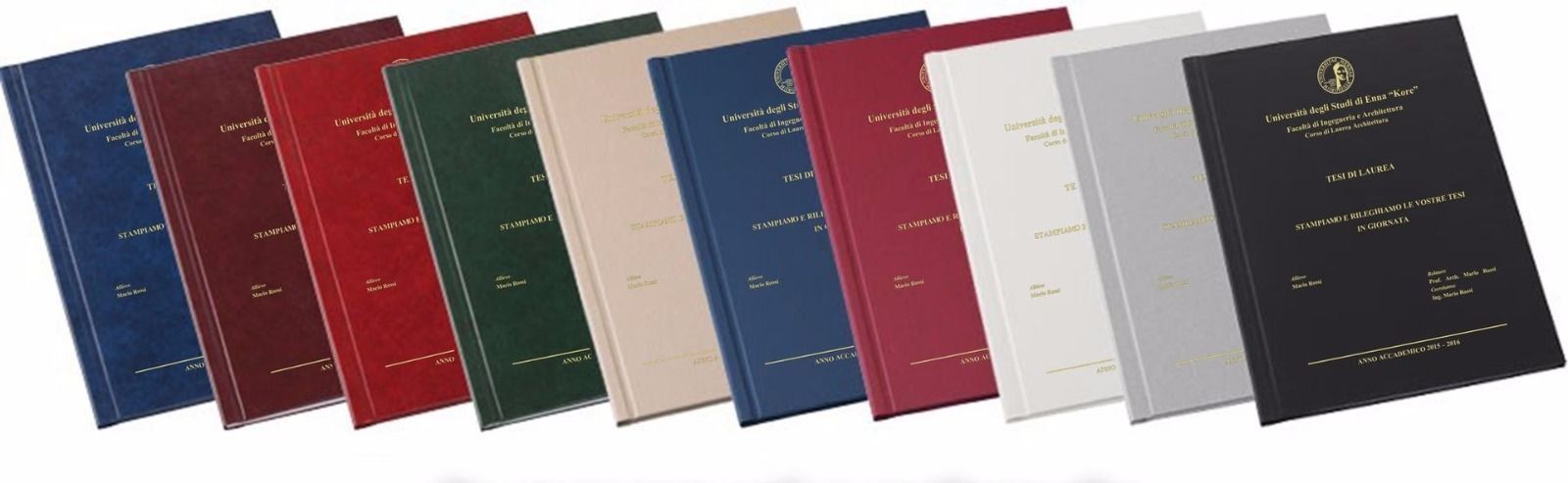 copertine per diplomi progetto grafico