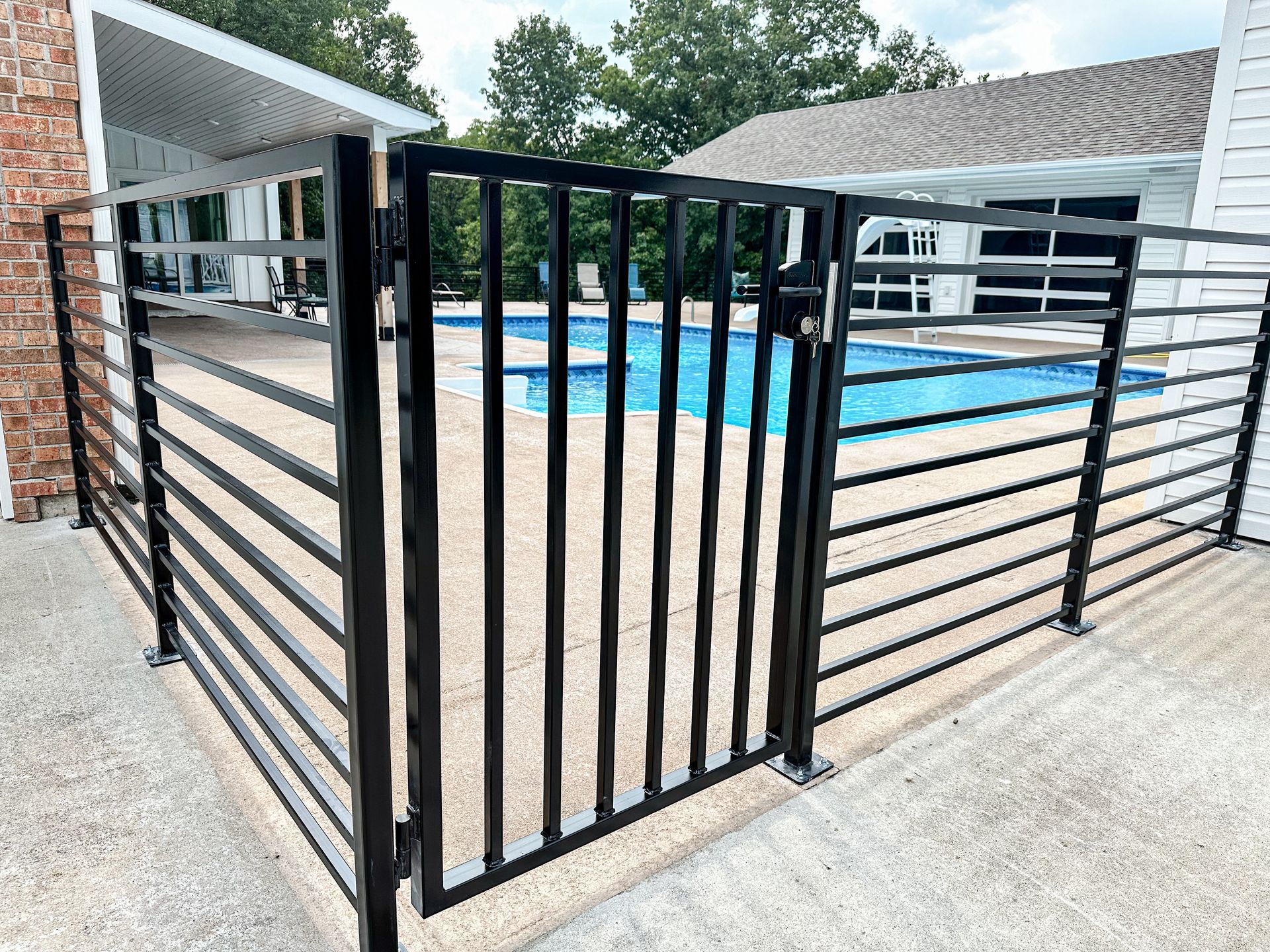 Install a Steel Gate Leading to Your Mid-Missouri Pool With Merit Welding's Custom Fabrication Pros