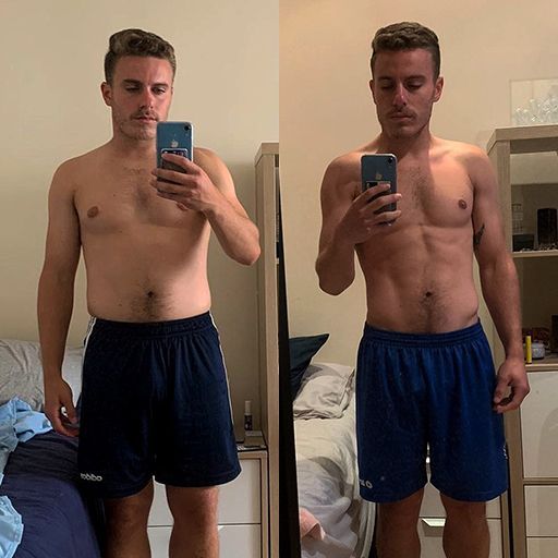 Client’s fitness transformation showcasing strength and endurance improvements with Yonatan Tyk tailored training & nutrition program.