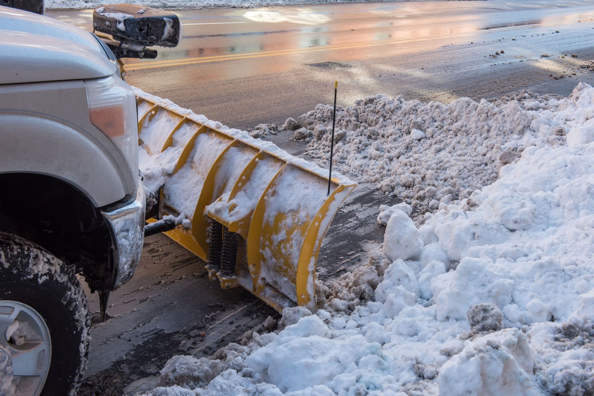 Snow Plow - Snow & Ice Removal, Exterior Services | PHFM by Powerhouse