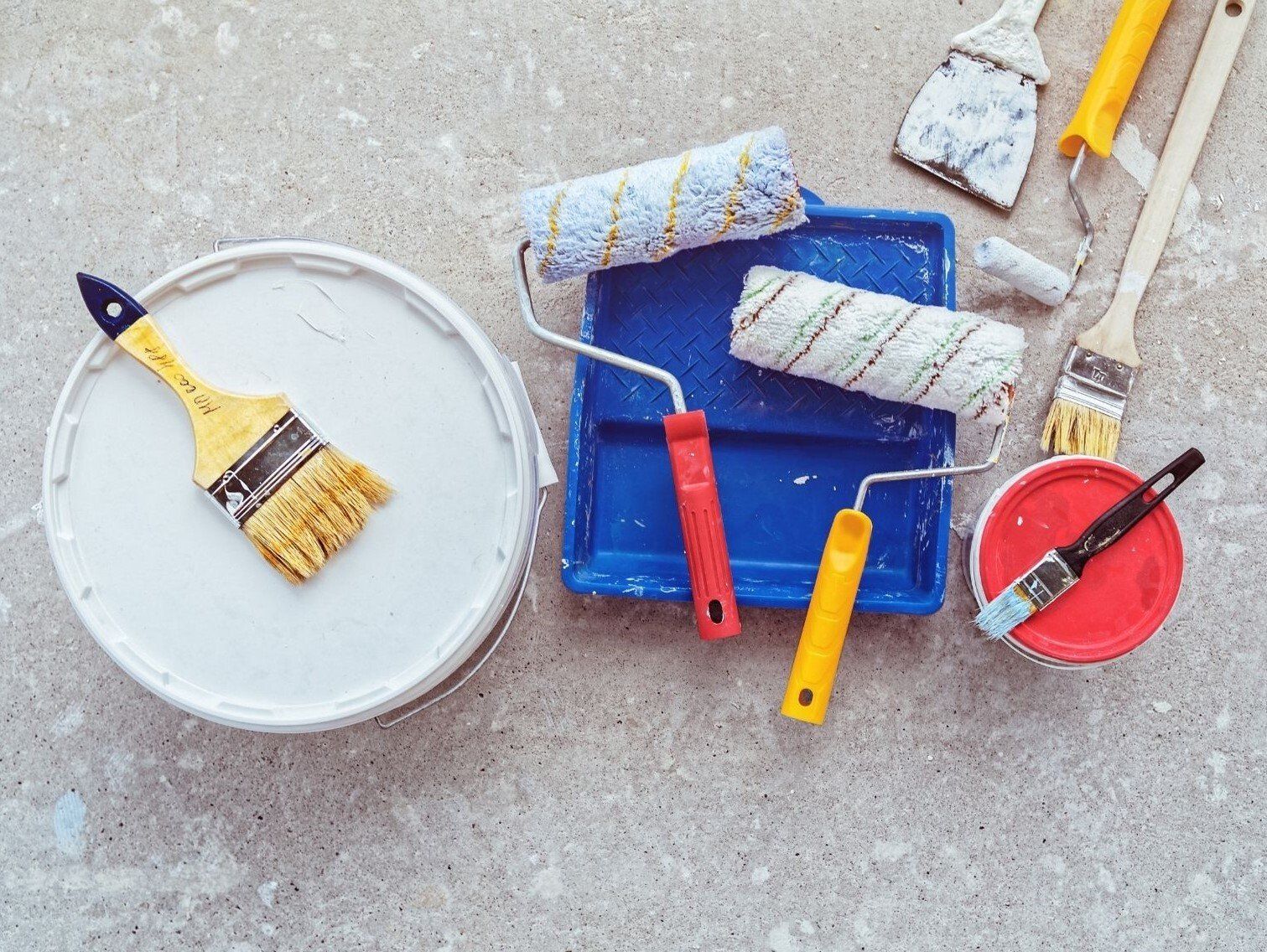 paint supplies used by Langley Handyman