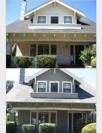 Residential — Before and After Photo of House in Stockton, CA