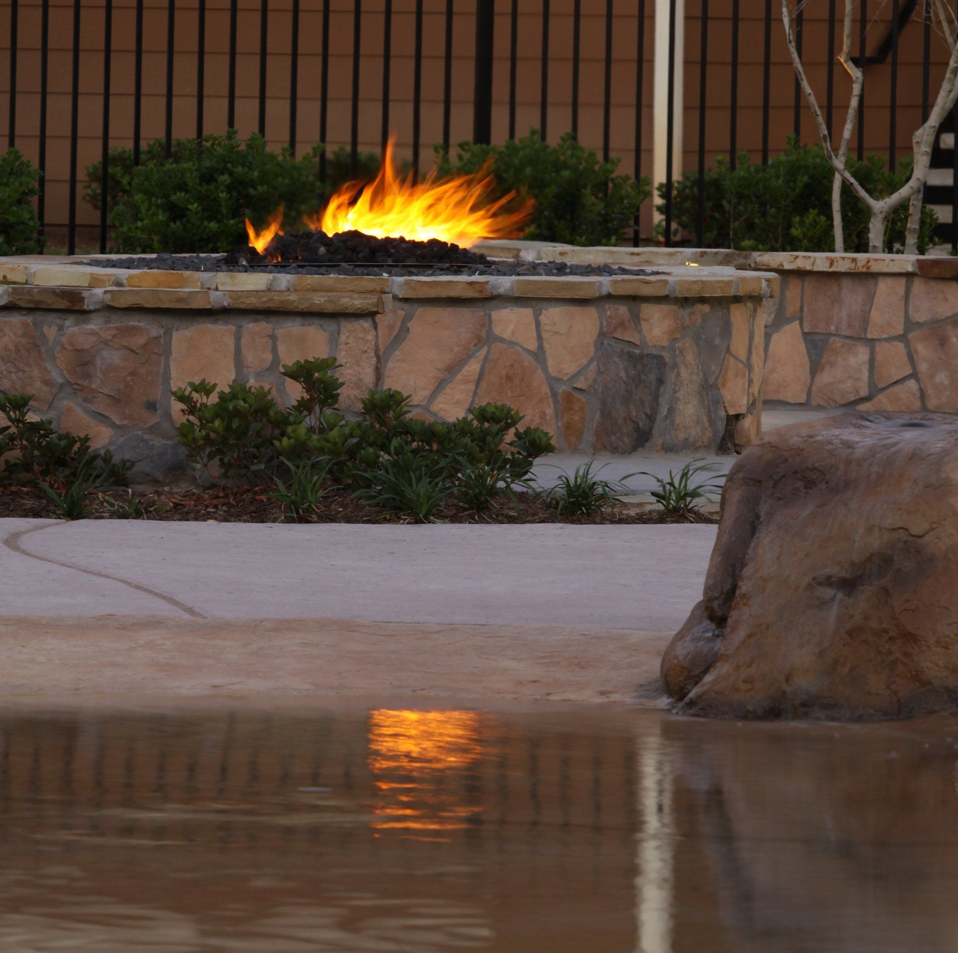 The Wyatt - firepit photo
