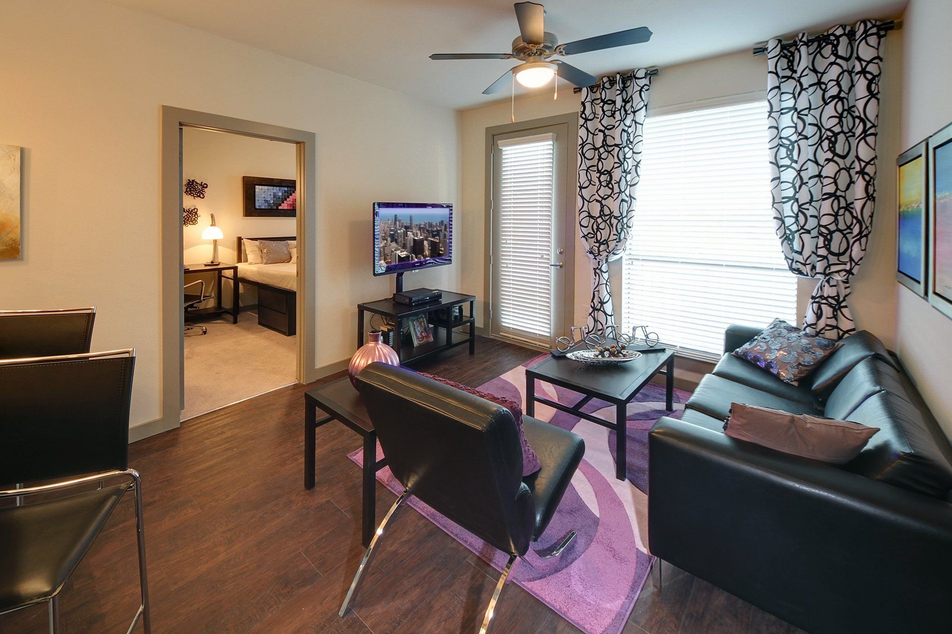 The Vue at TCU - Living Room Interior