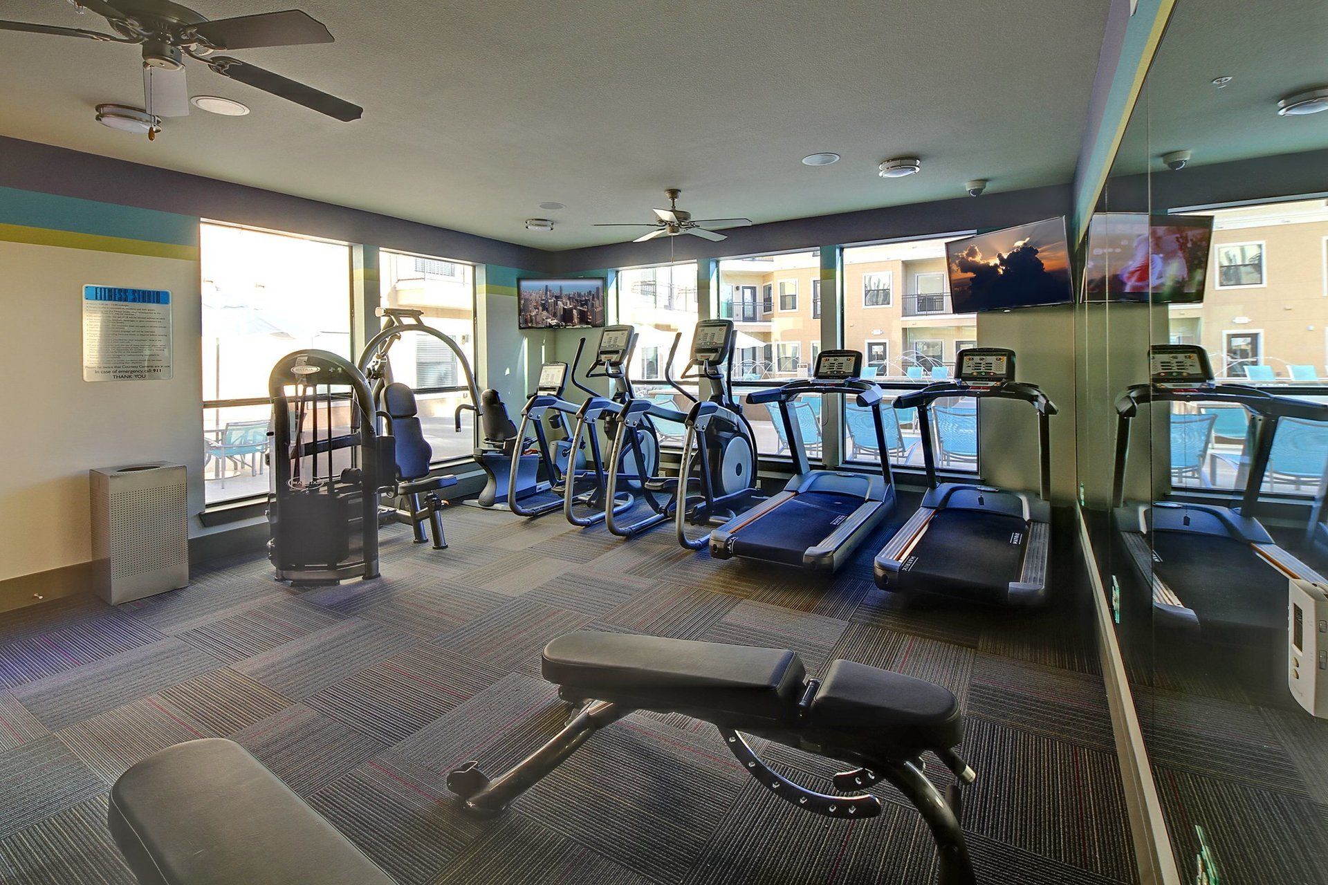 The Vue at TCU - Gym photo