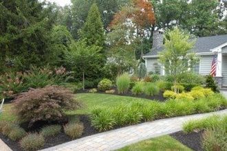 Bed Landscape — Landscape Garden in the Left Side of Residential House in Carneys Point, NJ