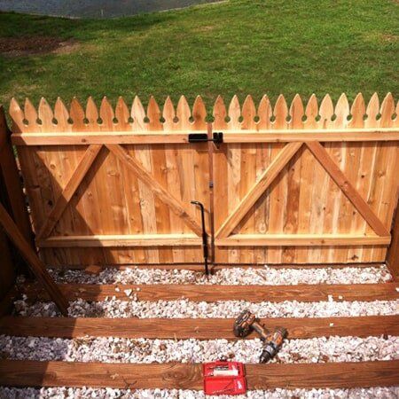 Wood Fence - Lawn Mowing in Carneys Point, NJ