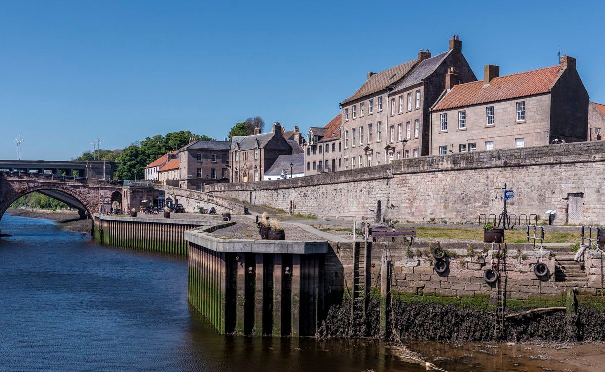 The beautiful Northumberland town of Berwick-Upon-Tweed. 