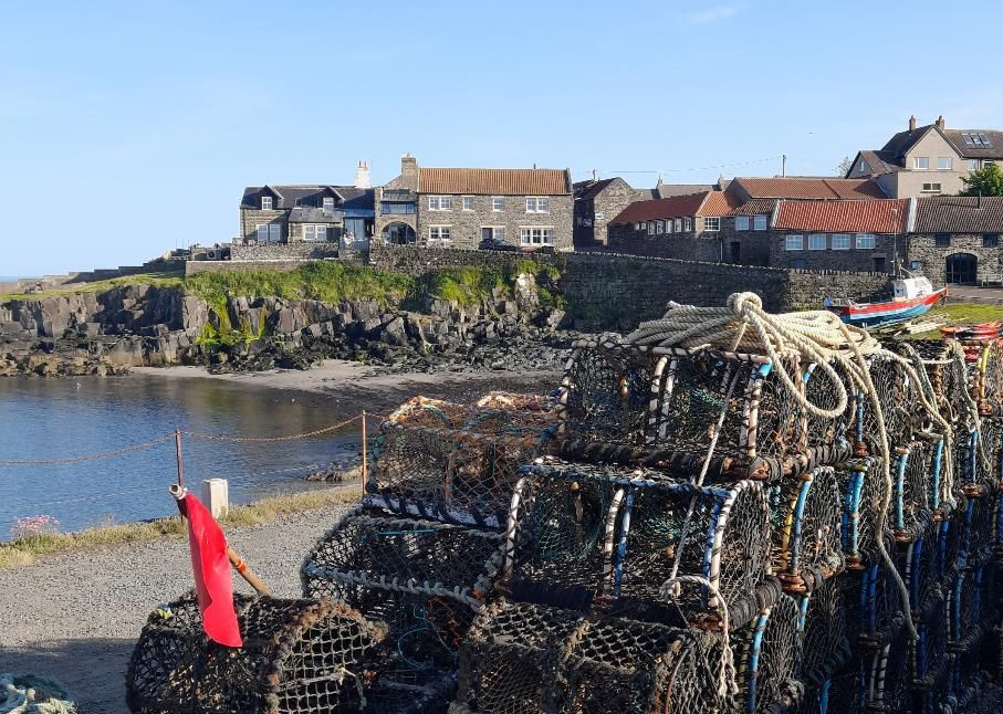 The beautiful Northumberland fishing village of Craster. 