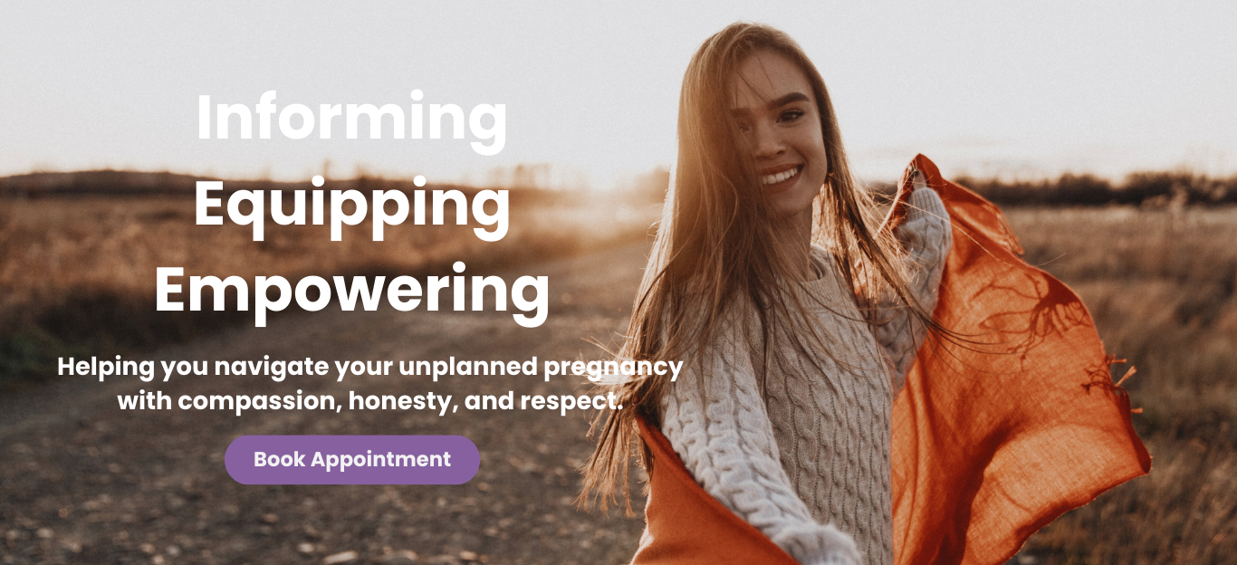Open Arms Pregnancy Clinic home page banner