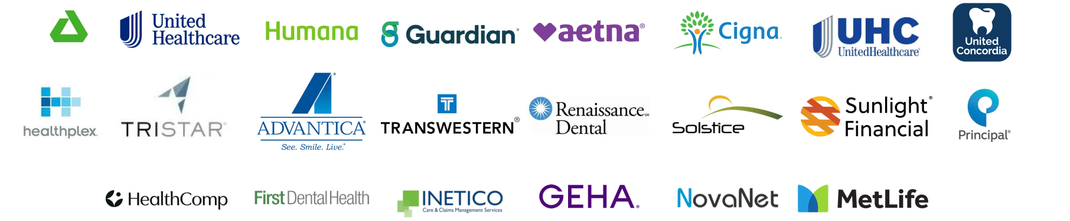A row of logos on a white background including guardian vaccine