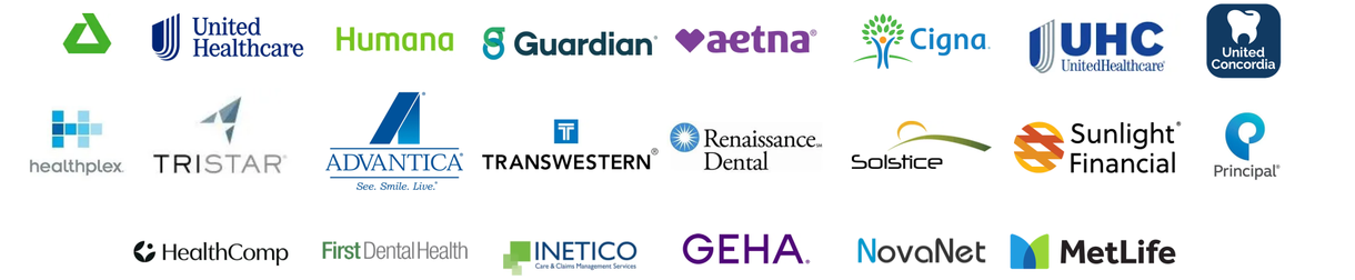 A row of logos on a white background including guardian vaccine