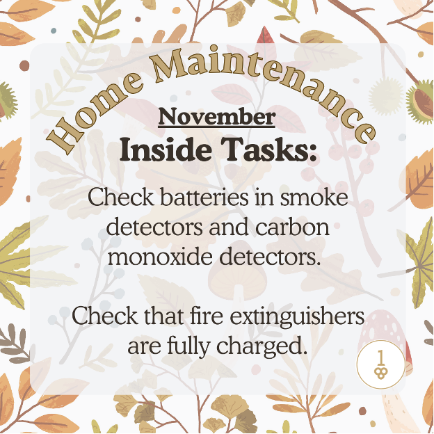 Home Maintenance November Inside Tasks_1