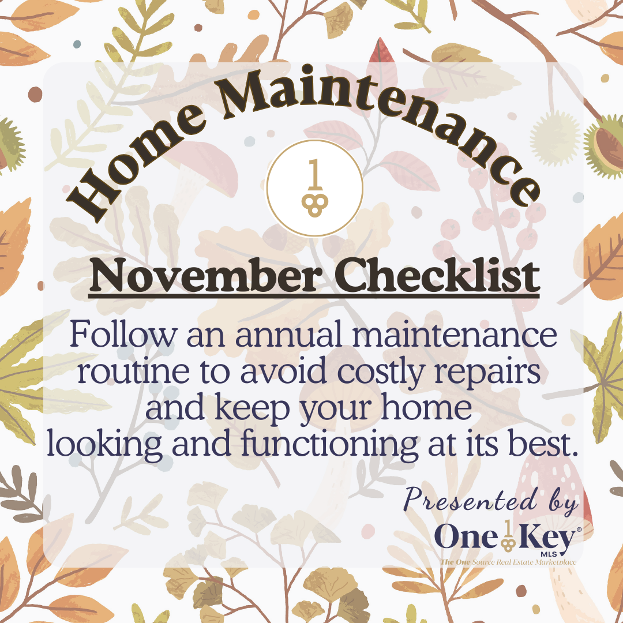 Home maintenance November checklist