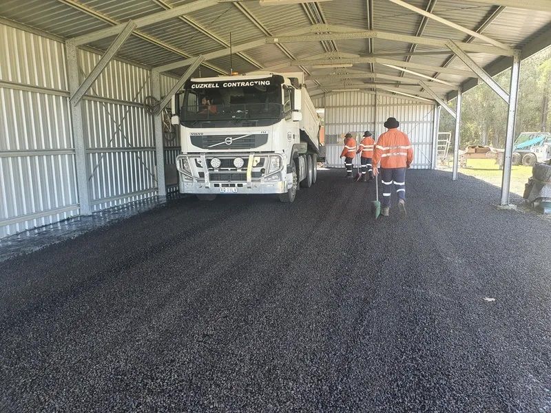 A Truck is Parked Under a Covered Area in a Warehouse — Cuzkell Pty. Ltd in Cooroy, QLD