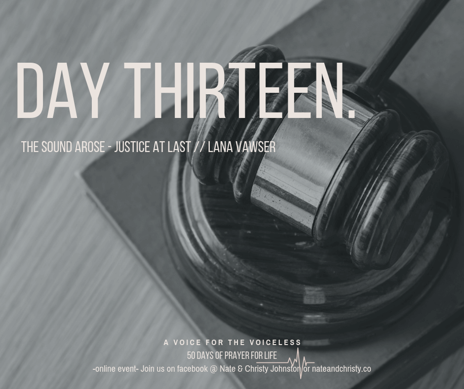 Day 13 Prayer Point: Pray and decree: 'Justice at Last' by Lana Vawser