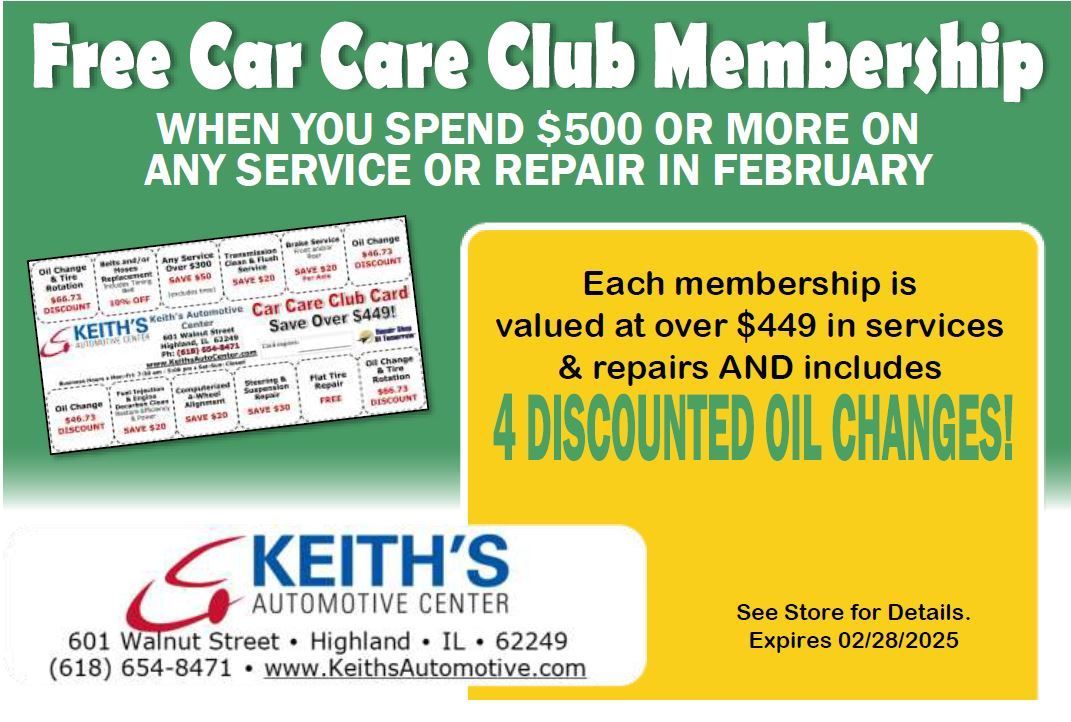 February Offer | Keith's Automotive Center