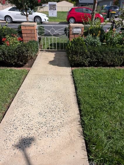 Dirty Footpath — Pressure Perfect Cleaning Solutions in Symonston, ACT