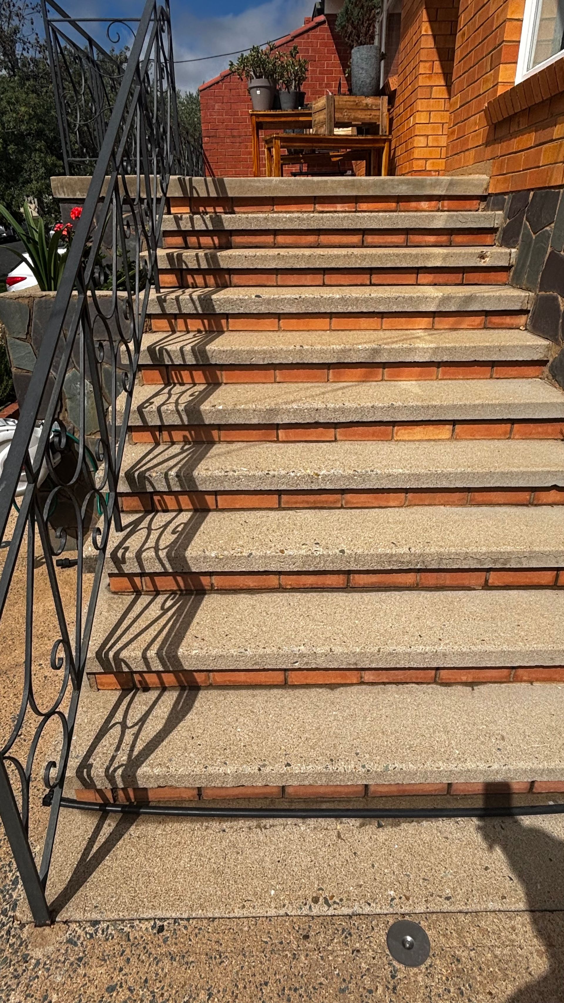 Outdoor Staircase — Pressure Perfect Cleaning Solutions in Tuggeranong, ACT