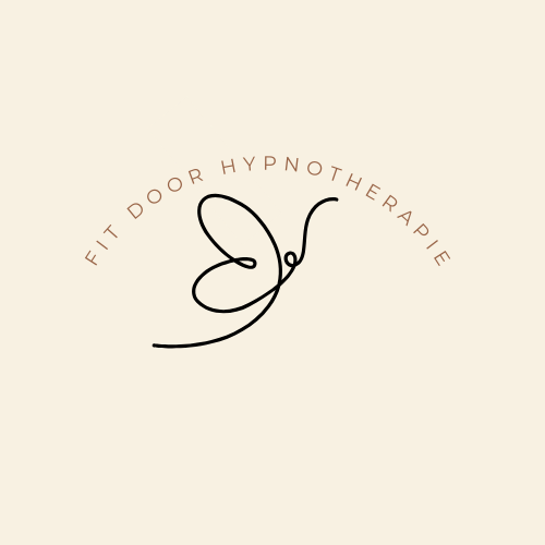 Een logo voor een bedrijf genaamd fit door hypnotherapie.