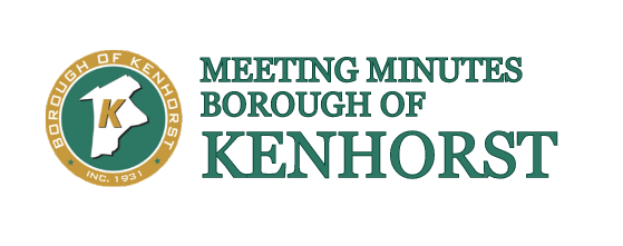 A logo for meeting minutes borough of kenhorst