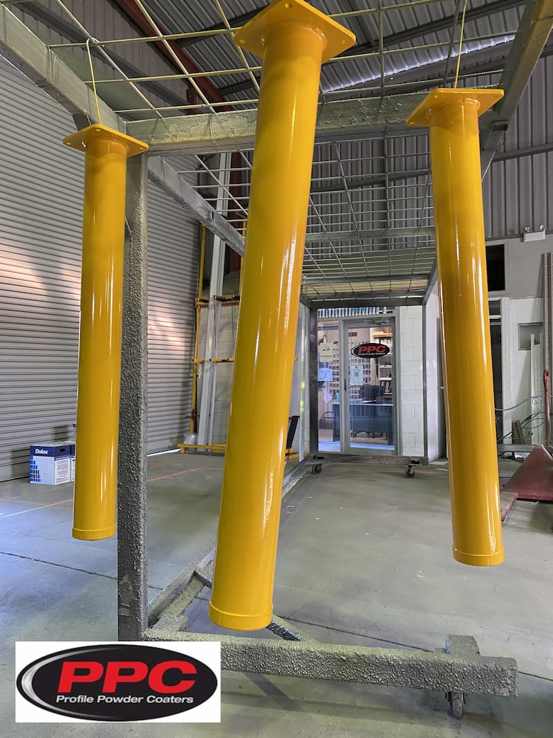 Saftey Yellow Posts — Projects in Toormina, NSW