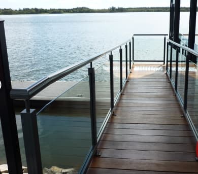 Glass Fence Metal — Projects in Toormina, NSW