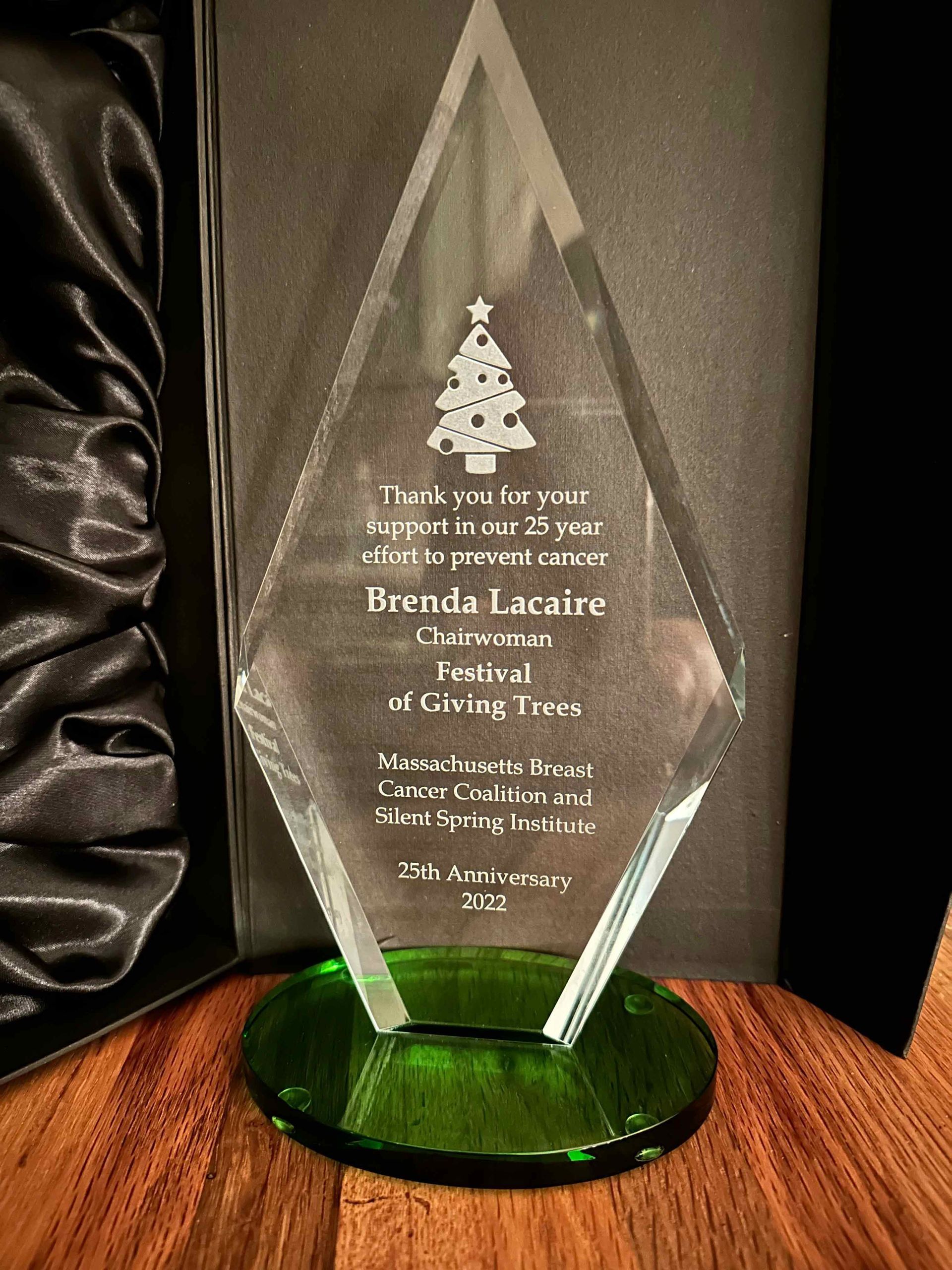 Festival of Giving Trees Award — Sturbridge, MA — Steve's Collision Center, Inc.