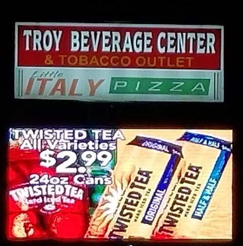 Troy Beverage Center - LED Signs in Albany, NY