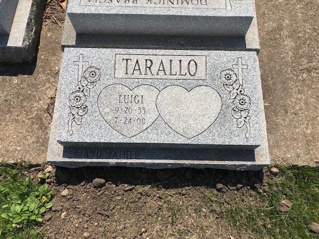 Marker — Tarallo Gravestone in Staten Island, NY