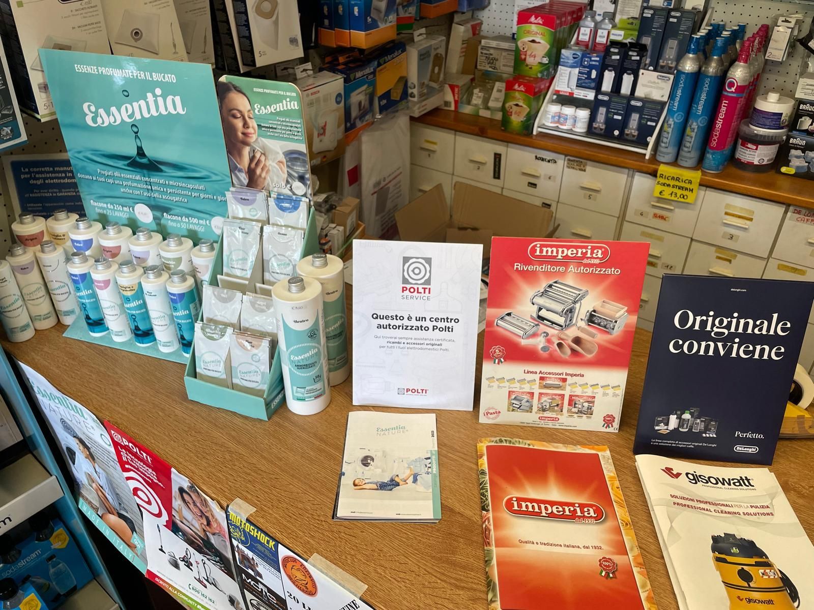 vendita accessori e ricambi originali