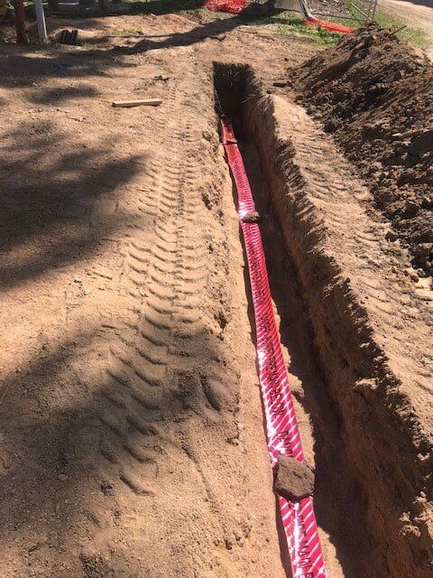 Hole For Pipes — Plumbing & Draining Service in Townsville, QLD