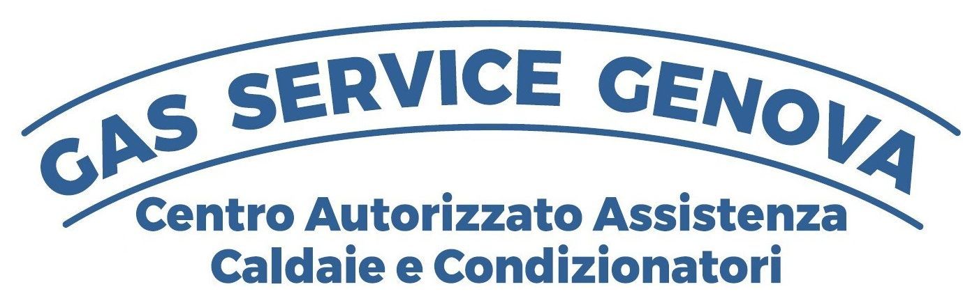 Logo di Gas Service Genova, azienda che fornisce assistenza autorizzata per caldaie e condizionatori.