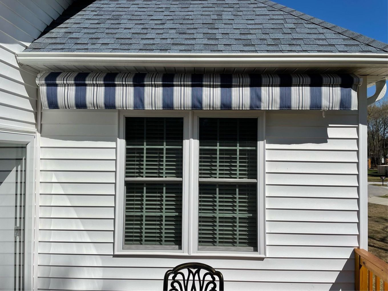 Window Shades on house