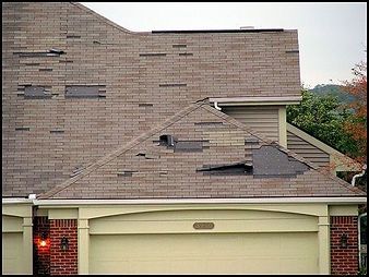 Wind Damaged Roof