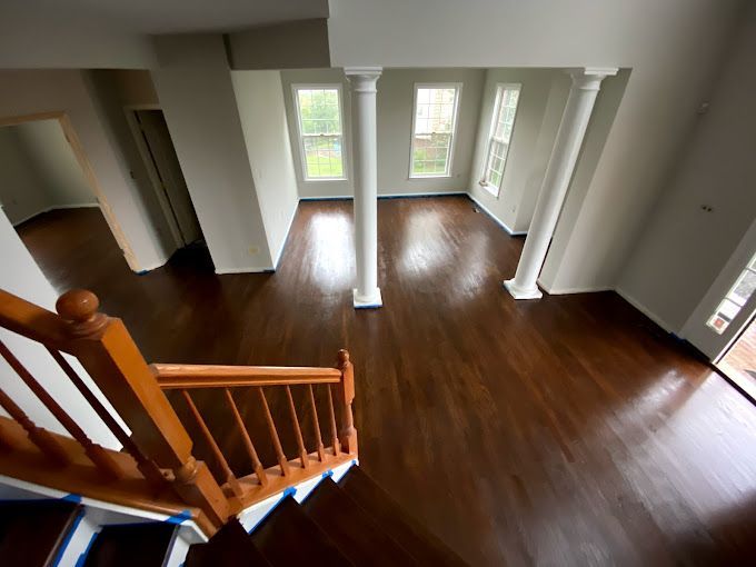 Hardwood Floor in Living Room
