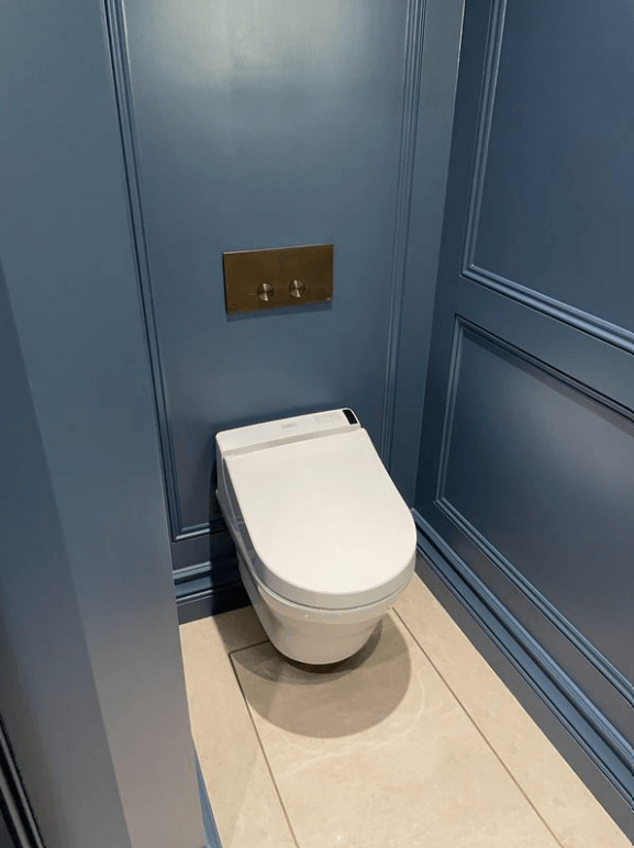 Picture of a new toilet installed in a commercial property by plumbers Sheffield